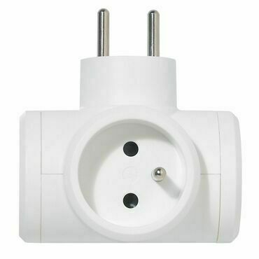 LEG 050632 ADAPT. BOČNÍ 3X2P+T 16A,BÍLÁ