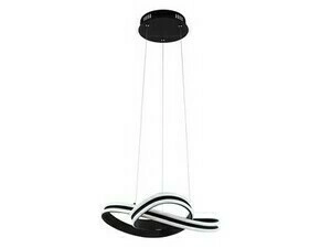 Svítidlo závěsné EGLO LED-HL SCHWARZ WEISS CORREDERA