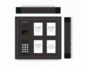 CZPHONE 4004092027 S elektronickým papírem (E-INK) FlatLine: MĚDĚNÁ - MELODY: klávesnice až 48 jmen