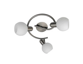 Svítidlo RABALUX 6343 AUREL saténová chromová E14 3x MAX 40W