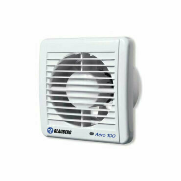 Ventilátor axiální BLAUBERG AERO 125 H, 125 mm, kuličková ložiska, časovač, hydrostat, klapka