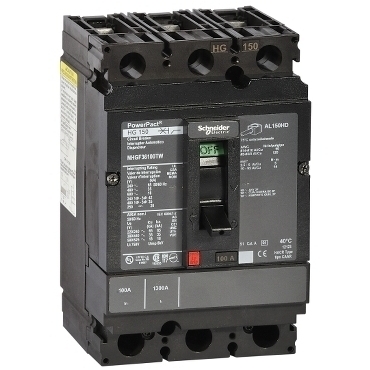 SCHN NHDF36100TW Jistič PowerPact HD 100A 3P RP 2,13kč/ks