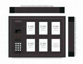 CZPHONE 4004092033 S elektronickým papírem (E-INK) FlatLine: MĚDĚNÁ - MELODY: klávesnice až 80 jmen