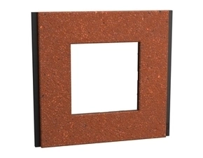 Krycí rámeček SCHN Unica Deco Materials, jednonásobný, Terracotta