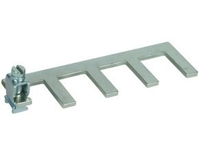 DEHN 900429  Uzemňovací třmen jednofázový - čtyřpólový   1,5 TE s připojovací svorkou do 25 mm2 DEHN DEHN