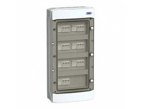 NG FVE 51 7031.01 Fotovoltaický rozvaděč ASABOX, 7x svodič přepětí DC T1+T2,7x pojistkový odpínač DC