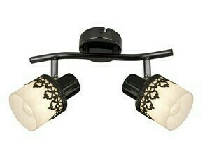 Bodové svítidlo Lacey černá E14 2×40W RABALUX 5342