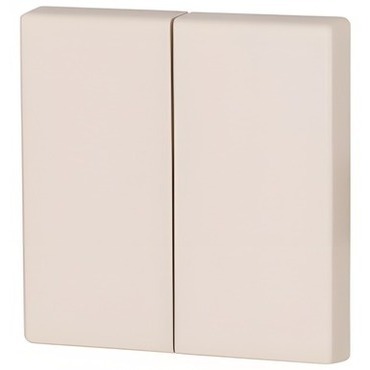 EATON 126047 CWIZ-02/02 Kryt RF tlačítka 2x1/2 55x55mm, Krémová, matná