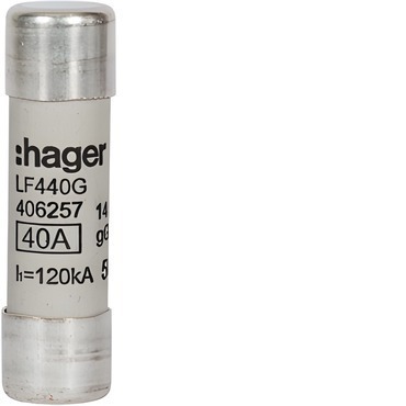 HAG LF440G Pojistka válcová, velikost 14x51, 40A gG, 500V AC