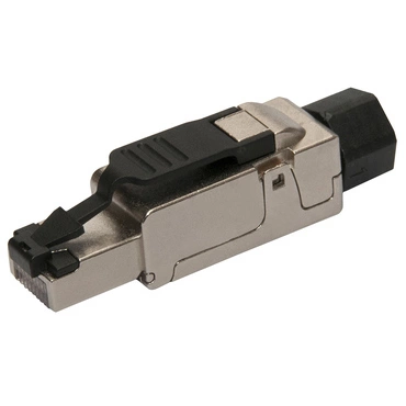 Konektor datový SOLARIX SXRJ45-6A-STP-BK-SA, CAT6A, STP, RJ45, samořezný