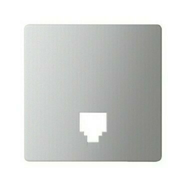 Kryt pro telefonní zásuvku SIMON 82 82062-63, hliník