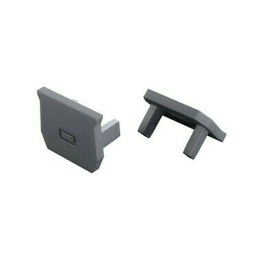 Koncovka profilu GREENLUX EC-PROFIL AXEL 2IN1 GRAY  (12-1514-01)