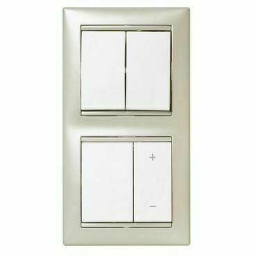 LEG 774408 VA BÍLÁ 2XSTŘ. PŘEPÍNAČ Č.6+6