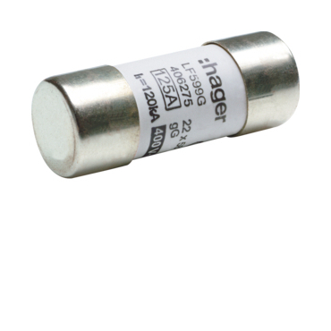 HAG LF599G Pojistka válcová, velikost 22x58, 125A gG, 500V AC