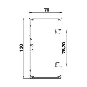 GA-S70130RW Kanál pro vestavbu přístrojů