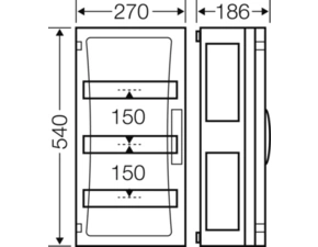 HEN FP 1349 Jističová skříň