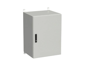 Rozvaděč nástěnný SOLARIX LC-20-18U-65-22-G, 19", 18U, 600x500 mm, plechové dveře, zámek, venkovní