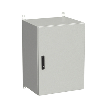 Rozvaděč nástěnný SOLARIX LC-20-18U-65-22-G, 19", 18U, 600x500 mm, plechové dveře, zámek, venkovní