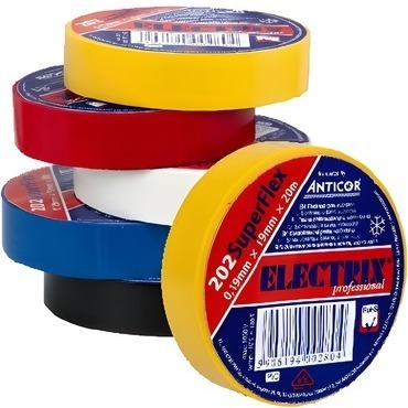 ANT10109 Elektroizolační páska 202 SuperFlex/19x20x0,19/čern
