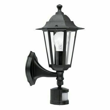 Svítidlo venkovní EGLO AL M.SENSOR AUFW.SW-MATT LATERNA 4, nástěnné