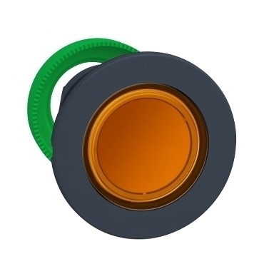 SCHN ZB5FW353 Zapuštěné provedení, Ovl. hlavice stiskací prosvětlená pro integrovanou LED, Oranžová