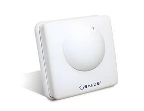 Termostat drátový SALUS RT100, manuální, 230V, bílá