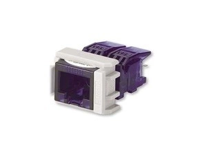 Zásuvka RJ 45-8 ABB R304374, šedá, Cat. 6 nestíněná (R&De Masssari) - do nosné masky