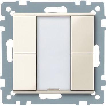 SCHN MTN617244 KNX tlač. panel 2-násobný plus, White, System M