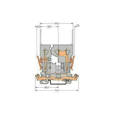 WAGO 769-221 Základní svorka – 2 piny