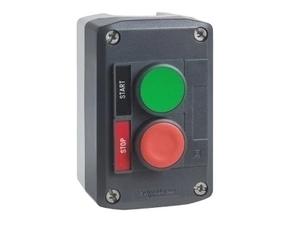 SCHN XALD211H29 Ovládací skříňka dvoutlačítková, 1 Z - zelená, 1 V - rudá