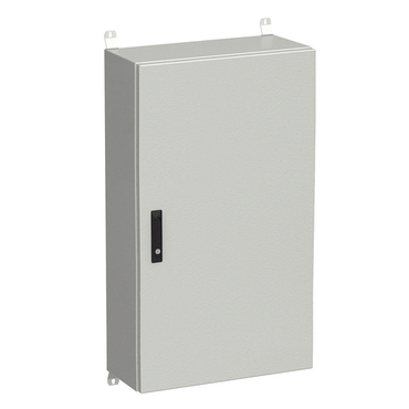 Rozvaděč nástěnný SOLARIX LC-20-24U-63-22-G, 19", 24U, 600x300 mm, plechové dveře, zámek, venkovní