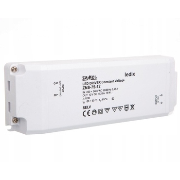 Zdroj napájecí ZAMEL LEDIX LED 12Vss 75W