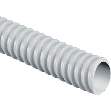 SCHM CAN-GFE50 Ohebná spirálová PVC trubka, 320 N, vnitřní průměr 50 mm, šedá, role 30m