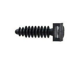 HLS HL 88086 Natloukací příchytka vázacích pásků max. šířka pásku 6 mm, černá, PA