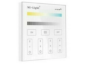 Ovladač bezdrátový na zeď GREENLUX Mi-Light SURFACE PANEL RF 2.4G 4 ZONES CCT (25-0000-53)