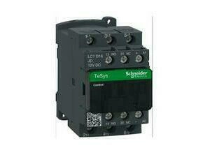 SCHN LC1D18JD Stykač 18A 1"Z" +1"V" 12V DC, cívka s rozšíř.rozsahem  a odruš.modulem RP 0,58kč/ks