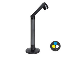Lampa stolní ECOPLANET SVEN 10W, 500lm, CCT nastavitelná 3000/4000/6000K, dálk. ovl., černá