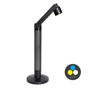 Lampa stolní ECOPLANET SVEN 10W, 500lm, CCT nastavitelná 3000/4000/6000K, dálk. ovl., černá
