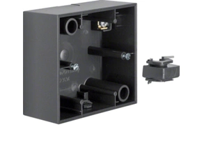 HAG 10411606 Krabice 1-násobná na omítku, Berker B.1/B.3, antracit, mat