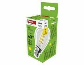 EMOS ZF1D43 LED FLM MINI GL 5,9W(60W) 806lm E14 NW