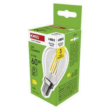 EMOS ZF1D43 LED FLM MINI GL 5,9W(60W) 806lm E14 NW