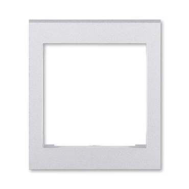 Kryt rámečku ABB Levit 3901H-A00355 70, titanová, s otvorem 55x55, střední