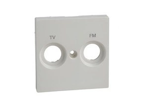SCHN MTN299919 Merten - Centrální deska označená FM+TV pro anténní zásuvku, System M, Polar