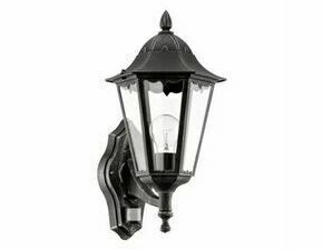 Svítidlo venkovní EGLO AL-WL AUFW.M.SEN.SW SILBER-PAT.NAVEDO, nástěnné