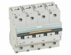 Jistič čtyřpolový LEGRAND 409853 DX3 4P D80 25KA