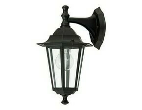 Venkovní nástěnné svítidlo Velence černá E27 1×60W RABALUX 8202