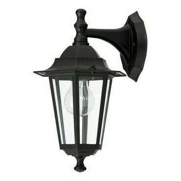 Venkovní nástěnné svítidlo Velence černá E27 1×60W RABALUX 8202