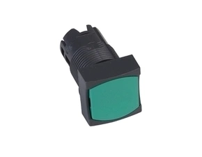 SCHN ZB6CA3 Ovládací hlavice stiskací, lícující s návratem - zelená