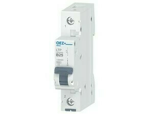 OEZ:42197 LTP-25B-1 Jistič In 25 A, Ue AC 230/400 V / DC 60 V, charakteristika B, 1pól, Icn 6 kA