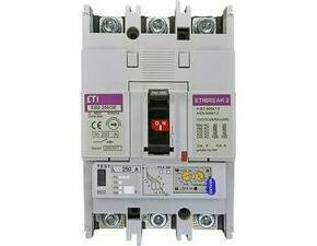ETI 004671304 kompaktní jistič, EB2 250/3E 250A 3p